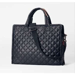 NWOT MZ Wallace Black Medium laptop/Box Tote, $275